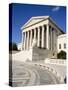 Low Angle View of a Government Building, Us Supreme Court Building, Washington DC, USA-null-Stretched Canvas