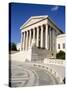 Low Angle View of a Government Building, Us Supreme Court Building, Washington DC, USA-null-Stretched Canvas