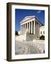 Low Angle View of a Government Building, Us Supreme Court Building, Washington DC, USA-null-Framed Photographic Print