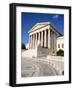 Low Angle View of a Government Building, Us Supreme Court Building, Washington DC, USA-null-Framed Photographic Print