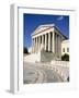 Low Angle View of a Government Building, Us Supreme Court Building, Washington DC, USA-null-Framed Photographic Print