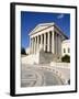 Low Angle View of a Government Building, Us Supreme Court Building, Washington DC, USA-null-Framed Photographic Print