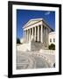 Low Angle View of a Government Building, Us Supreme Court Building, Washington DC, USA-null-Framed Photographic Print