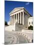 Low Angle View of a Government Building, Us Supreme Court Building, Washington DC, USA-null-Mounted Photographic Print