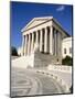 Low Angle View of a Government Building, Us Supreme Court Building, Washington DC, USA-null-Mounted Photographic Print