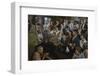 Low-Angle View of a Group of People as They Sing Along with a Pianist in a Unidentified Bar, 1959-Yale Joel-Framed Photographic Print