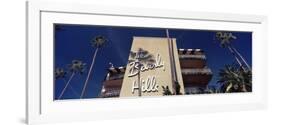 Low Angle View of a Hotel, Beverly Hills Hotel, Beverly Hills, Los Angeles County, California, USA-null-Framed Photographic Print