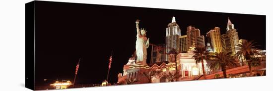 Low Angle View of a Hotel, New York New York Hotel, the Strip, Las Vegas, Nevada, USA-null-Stretched Canvas