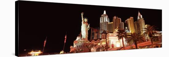 Low Angle View of a Hotel, New York New York Hotel, the Strip, Las Vegas, Nevada, USA-null-Stretched Canvas
