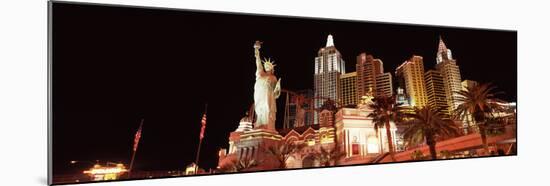 Low Angle View of a Hotel, New York New York Hotel, the Strip, Las Vegas, Nevada, USA-null-Mounted Photographic Print