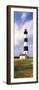 Low Angle View of a Lighthouse, Bodie Island Lighthouse, Bodie Island-null-Framed Photographic Print