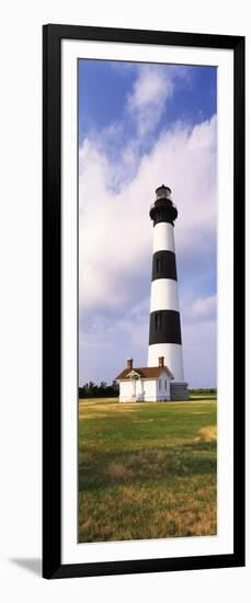 Low Angle View of a Lighthouse, Bodie Island Lighthouse, Bodie Island-null-Framed Photographic Print