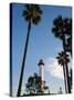 Low Angle View of a Lighthouse, Shoreline Village, Long Beach, Los Angeles County, California, USA-null-Stretched Canvas