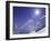 Low Angle View of a Man Skiing-null-Framed Photographic Print