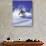 Low Angle View of a Man Skiing-null-Photographic Print displayed on a wall