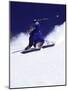 Low Angle View of a Man Skiing-null-Mounted Photographic Print