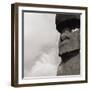 Low angle view of a Moai statue, Easter Island, Chile-null-Framed Photographic Print