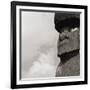 Low angle view of a Moai statue, Easter Island, Chile-null-Framed Photographic Print