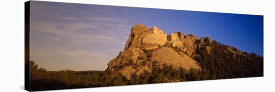 Low Angle View of a Monument, Mt Rushmore National Monument, Rapid City, South Dakota, USA-null-Stretched Canvas