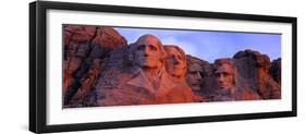 Low Angle View of a Monument, Mt Rushmore National Monument, Rapid City, South Dakota, USA-null-Framed Photographic Print