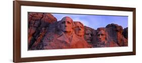 Low Angle View of a Monument, Mt Rushmore National Monument, Rapid City, South Dakota, USA-null-Framed Photographic Print