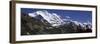 Low Angle View of a Mountain Range, Mt Jungfrau, Lauterbrunnen Valley, Wengen, Bernese Oberland,...-null-Framed Photographic Print