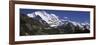 Low Angle View of a Mountain Range, Mt Jungfrau, Lauterbrunnen Valley, Wengen, Bernese Oberland,...-null-Framed Photographic Print