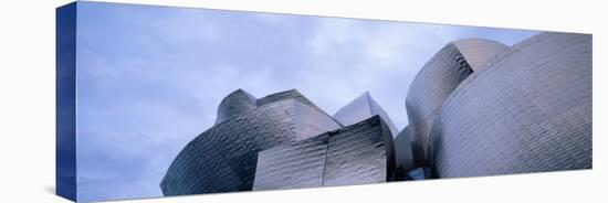 Low Angle View of a Museum, Guggenheim Musuem, Bilbao, Spain-null-Stretched Canvas