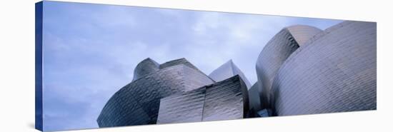 Low Angle View of a Museum, Guggenheim Musuem, Bilbao, Spain-null-Stretched Canvas