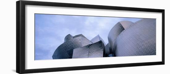 Low Angle View of a Museum, Guggenheim Musuem, Bilbao, Spain-null-Framed Photographic Print