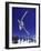 Low Angle View of a Skier in Mid Air-null-Framed Photographic Print