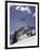 Low Angle View of a Skier in Mid Air-null-Framed Photographic Print