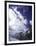 Low Angle View of a Skier in Mid Air-null-Framed Photographic Print