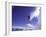 Low Angle View of a Skier in Mid Air-null-Framed Photographic Print