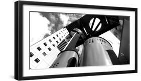 Low Angle View of a Skyscraper, Umeda Sky Building, Kita-Ku, Osaka, Osaka Prefecture-null-Framed Photographic Print