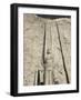 Low Angle View of a Statue at a Dam, Boulder City, Hoover Dam, Nevada, USA-null-Framed Photographic Print