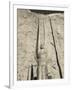 Low Angle View of a Statue at a Dam, Boulder City, Hoover Dam, Nevada, USA-null-Framed Photographic Print