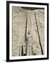 Low Angle View of a Statue at a Dam, Boulder City, Hoover Dam, Nevada, USA-null-Framed Photographic Print