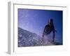 Low Angle View of a Teenage Girl Riding a Surfboard-George Silk-Framed Photographic Print