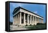 Low Angle View of a Temple, Temple of Hephaestus, Ancient Agora, Athens, Greece-null-Framed Stretched Canvas