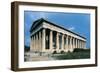 Low Angle View of a Temple, Temple of Hephaestus, Ancient Agora, Athens, Greece-null-Framed Giclee Print