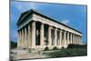 Low Angle View of a Temple, Temple of Hephaestus, Ancient Agora, Athens, Greece-null-Mounted Giclee Print