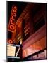 Low Angle View of a Theatre Lit Up at Night, Apollo Theater, Harlem, Manhattan, New York City-null-Mounted Premium Photographic Print