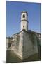 Low Angle View of a Tower, Latvia-null-Mounted Giclee Print