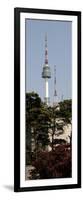 Low Angle View of a Tower, N Seoul Tower, Seoul, South Korea-null-Framed Photographic Print