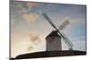 Low angle view of a traditional windmill, Don Quixote's Windmills, Consuegra, Toledo Province, C...-null-Mounted Photographic Print