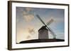 Low angle view of a traditional windmill, Don Quixote's Windmills, Consuegra, Toledo Province, C...-null-Framed Photographic Print