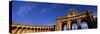 Low Angle View of a Triumphal Arch, Palais Du Cinquantenaire, Brussels, Belgium-null-Stretched Canvas