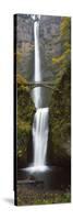 Low Angle View of a Waterfall, Multnomah Falls, Columbia River Gorge, Multnomah County, Oregon, USA-null-Stretched Canvas