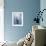 Low Angle View of a Young Man Swimming Underwater-null-Framed Photographic Print displayed on a wall